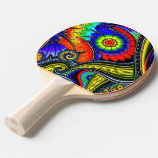 Raquete De Ping Pong A Decorated Ping Pong Paddle