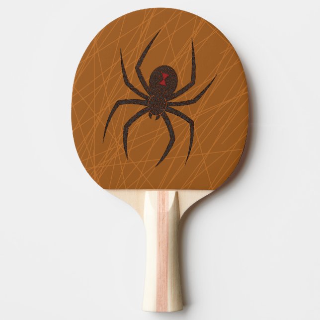 Raquete De Ping Pong A pá de Pong do sibilo da Web de aranha (Frente)