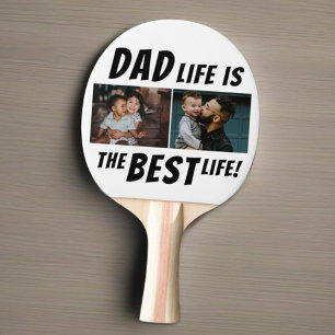 Raquete De Ping Pong A vida do pai é o melhor pai das fotos da vida 2