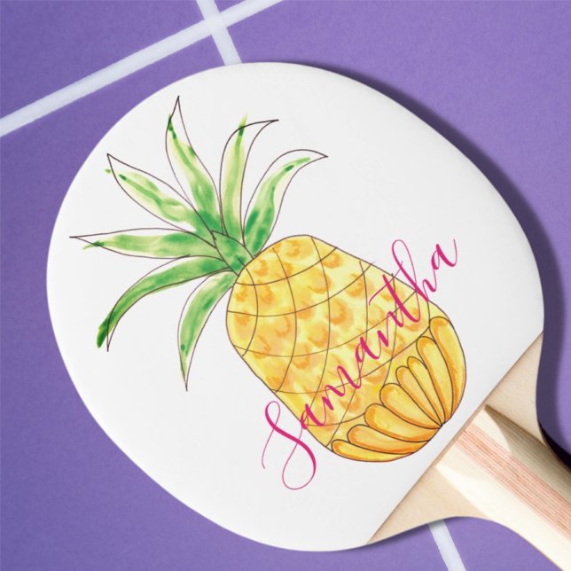 Raquete De Ping Pong Abacaxi Personalizado (Criador carregado)