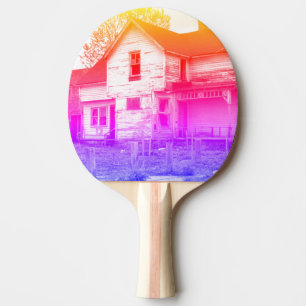 Raquete De Ping Pong Abandonada Casa de Duas Histórias