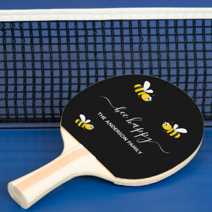 Raquete De Ping Pong Abelhas, nome da família da diversão de verão pret