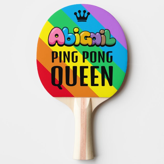 Raquete De Ping Pong Abigail Ping Pong Queen (Frente)