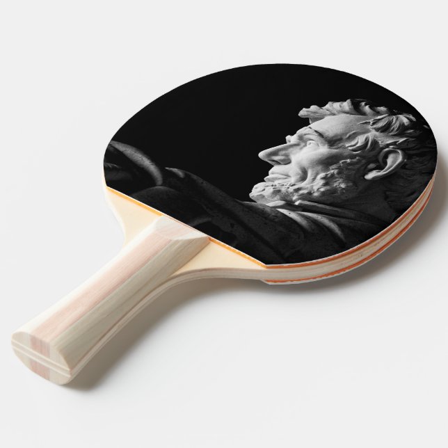 Raquete De Ping Pong Abraham Lincoln (Verso inclinado)