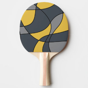 Raquete De Ping Pong Abstract, modern, geometric, trendy pattern