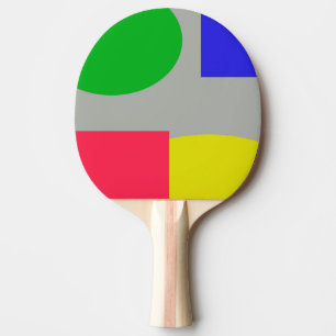 Raquete De Ping Pong Abstrato