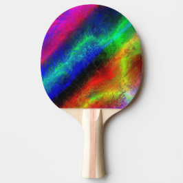 Raquete De Ping Pong Abstrato colorido