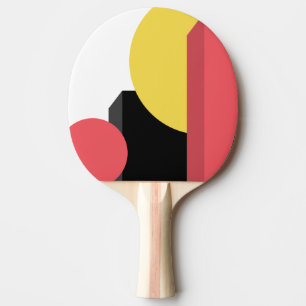 Raquete De Ping Pong Abstrato, colorido, moderno, simples, design vibra
