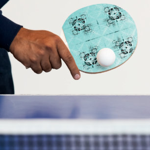 Raquete De Ping Pong Abstrato Spiral Delight Ping Pong Paddle