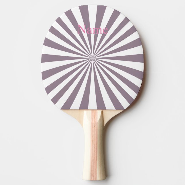 Raquete De Ping Pong Abstrato Starburst Thunder_Cove (Frente)
