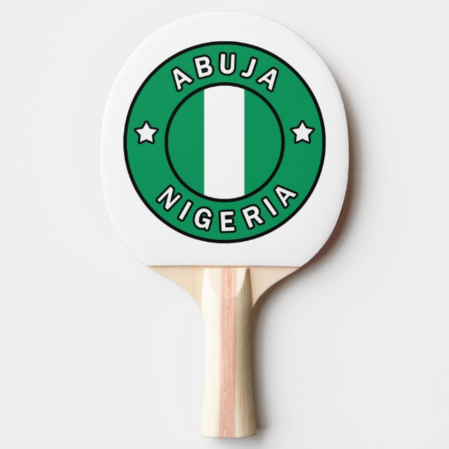 Raquete De Ping Pong Abuja Nigéria (Frente)