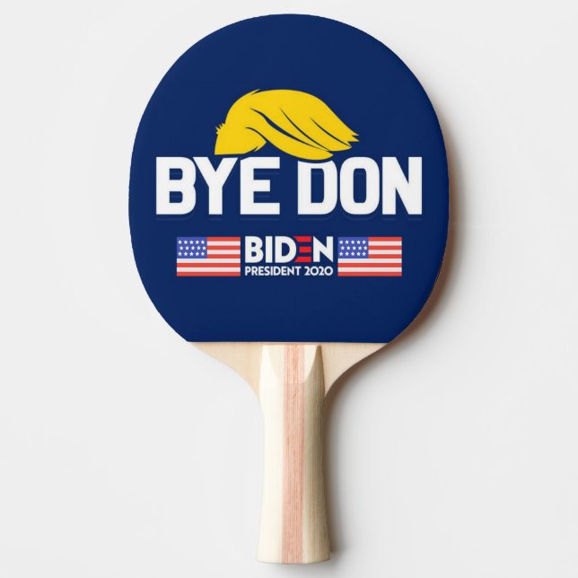 Raquete De Ping Pong Adeus Don BIDEN 2020 Presidente HARRIS (Frente)