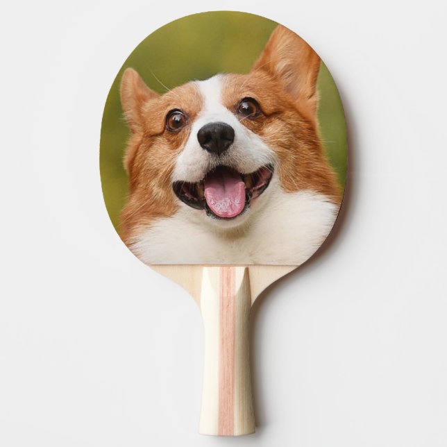 Raquete De Ping Pong Adicionar Foto de Cão Personalizada Personalizada (Frente)