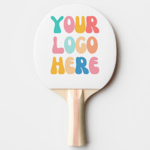 Raquete De Ping Pong Adicione o logotipo da sua empresa de forma minima