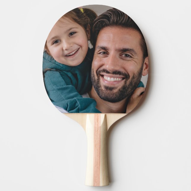 Raquete De Ping Pong Adicione Sua Própria Foto (Frente)