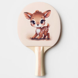 Raquete De Ping Pong Adorável Veado De Bebê