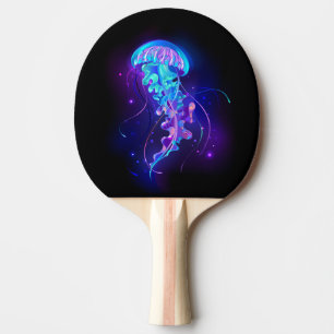 Raquete De Ping Pong Água-viva brilhante a cores