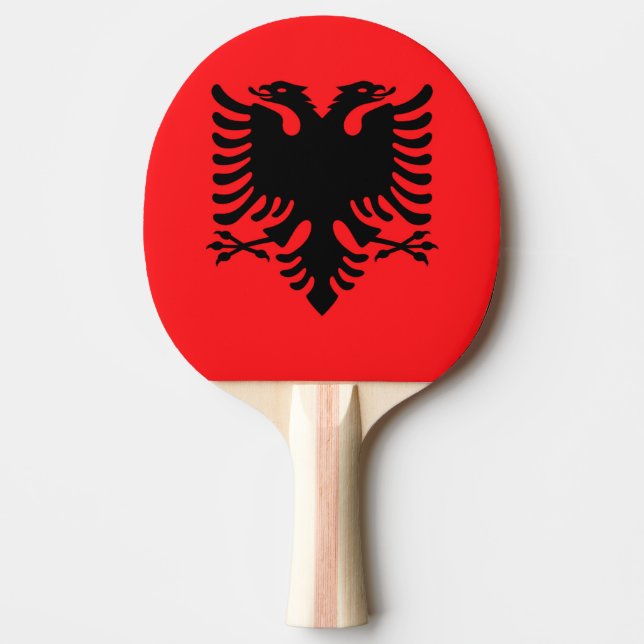 Raquete De Ping Pong Albânia (Frente)