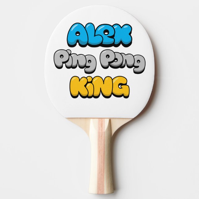 Raquete De Ping Pong Alex Ping Pong King (Frente)