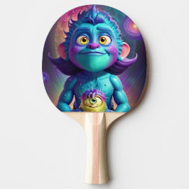 Raquete De Ping Pong Alienígena Espacial & Amigo