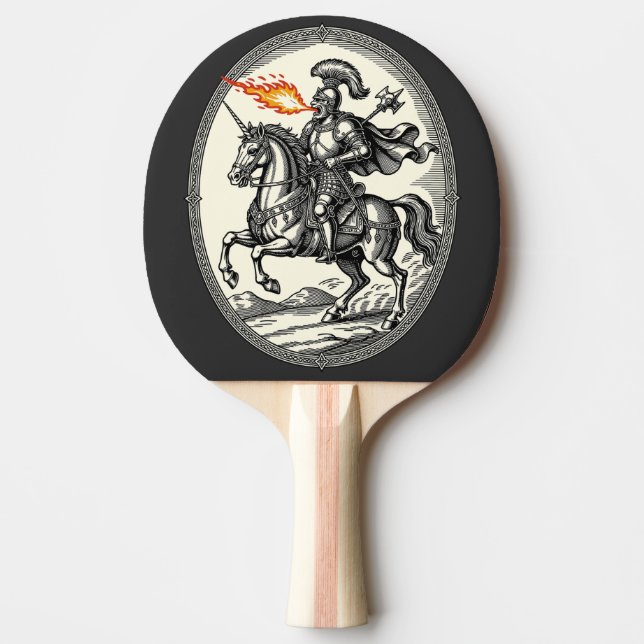 Raquete De Ping Pong Alloces O Marechal Que Respira Fogo (Frente)