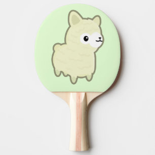 Raquete De Ping Pong Alpaca de Kawaii