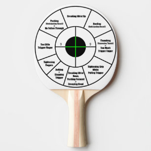 Raquete De Ping Pong Alvo do treinamento