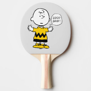 Raquete De Ping Pong Amendoins Bom luto Charlie Brown