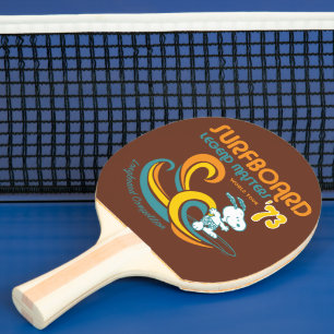 Raquete De Ping Pong Amendoins Concurso para Bordo de Bordo Snoopy