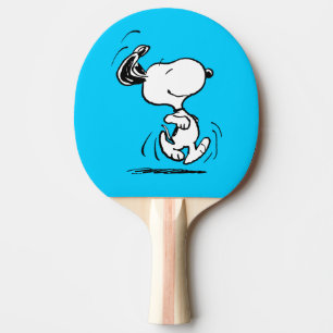 Raquete De Ping Pong Amendoins   Dança Feliz Snoopy
