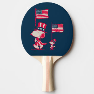 Raquete De Ping Pong Amendoins Glória Antiga de Verão Americana