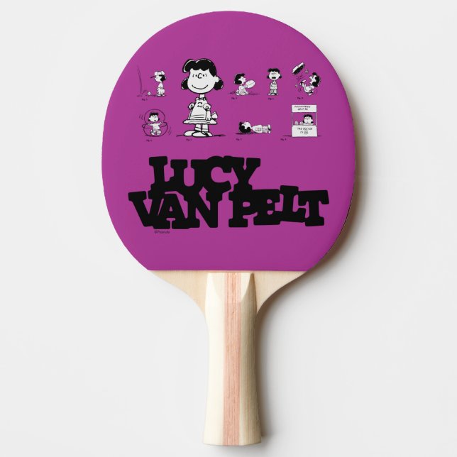 Raquete De Ping Pong Amendoins | Lucy (Frente)