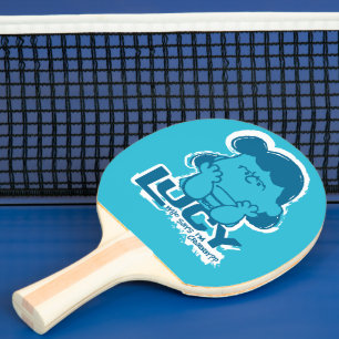 Raquete De Ping Pong Amendoins Lucy Quem diz que sou Crabby?