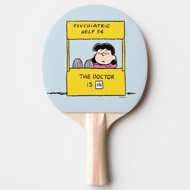 Raquete De Ping Pong Amendoins | Lucy & the Doctor In (Frente)