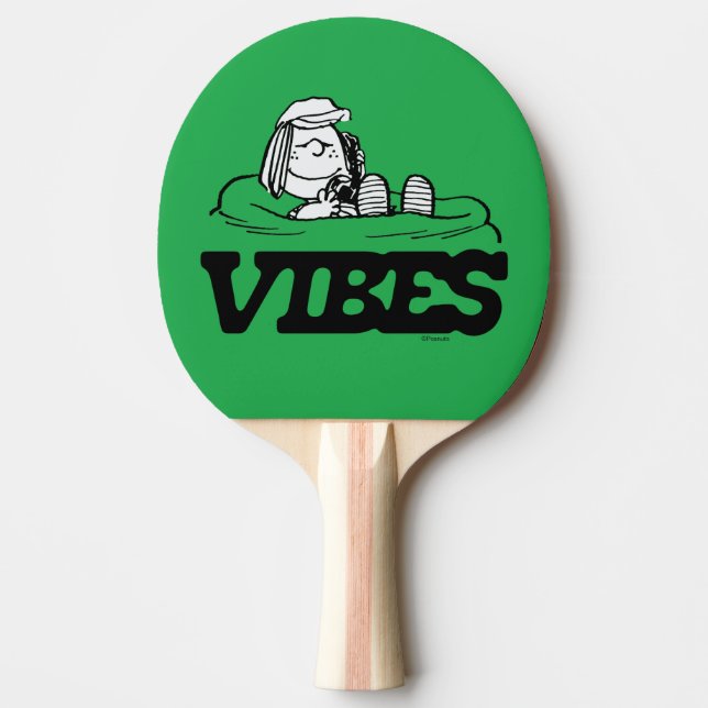 Raquete De Ping Pong Amendoins | Peppermintas Vibes (Frente)
