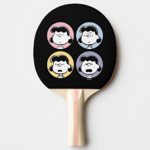 Raquete De Ping Pong Amendoins Rostos da Lucy