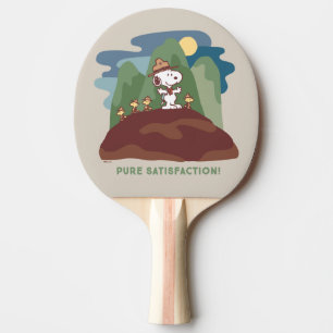 Raquete De Ping Pong Amendoins   Satisfação Pura de Snoopy & Woodstock