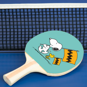 Raquete De Ping Pong Amendoins Sinalizadores de Snoopy & Woodstock