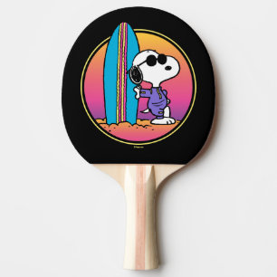 Raquete De Ping Pong Amendoins Snoopy Beach Beagle