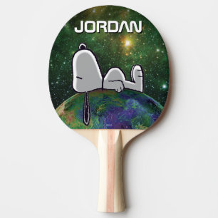 Raquete De Ping Pong Amendoins Snoopy Spacout