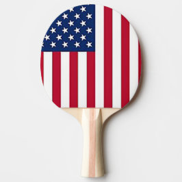 Raquete De Ping Pong American flag
