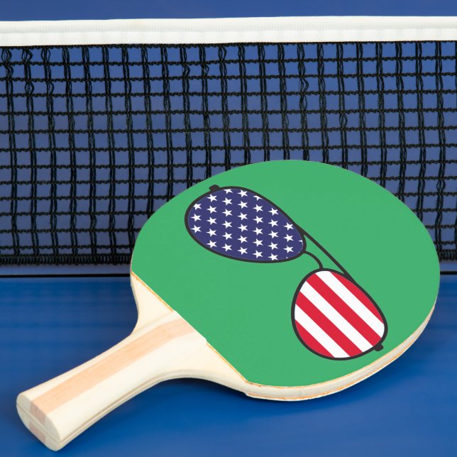 Raquete De Ping Pong American Flag Sunglass (Insitu)
