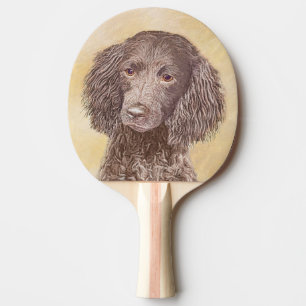 Raquete De Ping Pong American Water Spaniel Painting - Arte Original de
