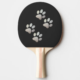Raquete De Ping Pong Amigos dançarinos dourados