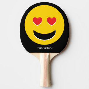 Raquete De Ping Pong Amor de Emoji