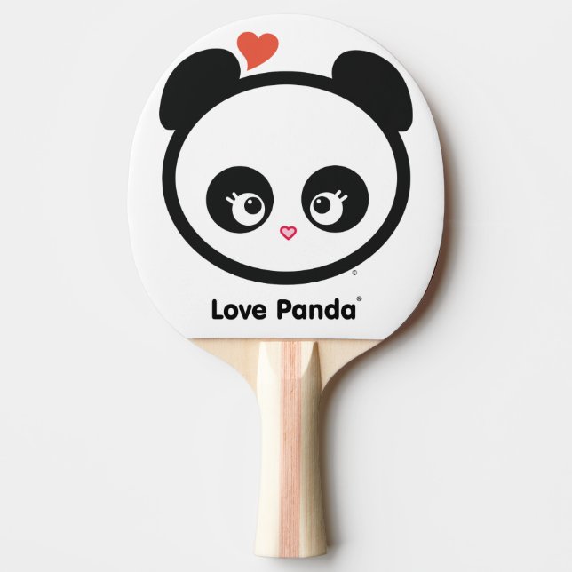 Raquete De Ping Pong Amor Panda® (Frente)