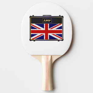 Raquete De Ping Pong Amplificador de Violão da Union Jack