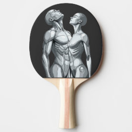 Raquete De Ping Pong Android Union: Cyborg Couple Futuristic Planner