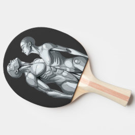 Raquete De Ping Pong Android Union: Cyborg Couple Futuristic Planner