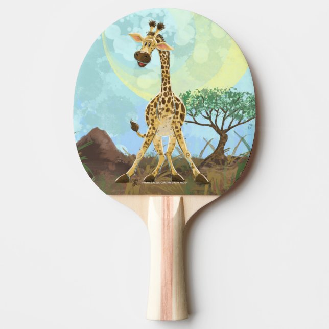 Raquete De Ping Pong Animal Parade Giraffe (Frente)